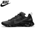 Authentic Original New Arrive React Element 55 Men Shoes Black Volt Black White Bright Green Gold Sports Shoes For Lover - Virtual Blue Store