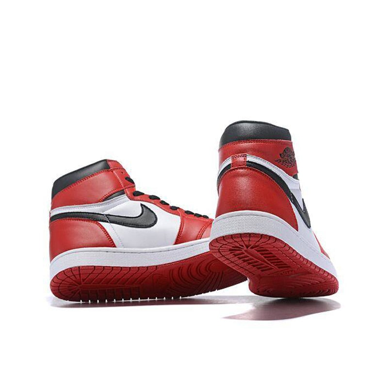 2021 New  Air Jordan 1 Men FileRecv AJ 1 Chicago Red mid-top basketball shoes size Comfortable Woman Size 36-46 - Virtual Blue Store