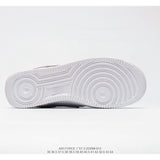 Authentic original Air Force 1 Low low-top versatile casual sports shoes Women's size 36-39 white red - Virtual Blue Store