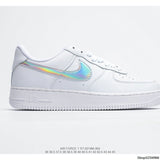 Authentic original Air Force 1 Low low-top versatile casual sports shoes Women's size 36-39 white red - Virtual Blue Store