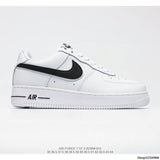 Authentic original Air Force 1 Low low-top versatile casual sports shoes Women's size 36-39 white red - Virtual Blue Store