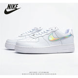 Authentic original Air Force 1 Low low-top versatile casual sports shoes Women's size 36-39 white red - Virtual Blue Store