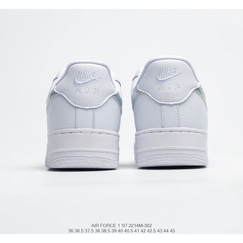 Authentic original Air Force 1 Low low-top versatile casual sports shoes Women's size 36-39 white red - Virtual Blue Store