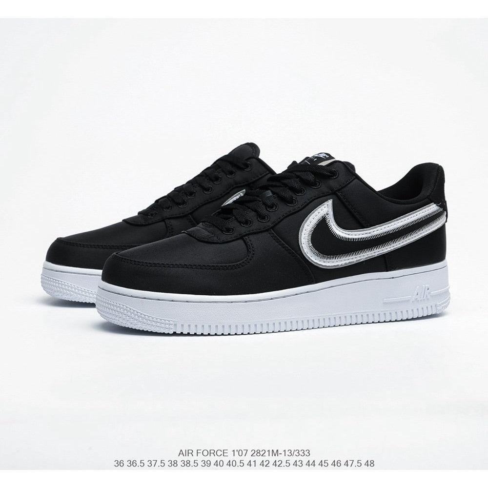 Authentic original Air Force 1 Low low-top versatile casual sports shoes Women's size 36-39 white red - Virtual Blue Store
