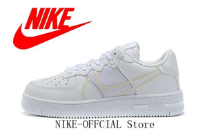 Air Force 1 React men's cushioning sneakers black white size 40-45 CT1020-102 - Virtual Blue Store