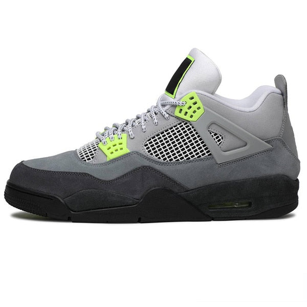 Authentic original Air Jordan 4 Men Women Basketball Shoes Original High Quality Basketball Shoes - Virtual Blue Store