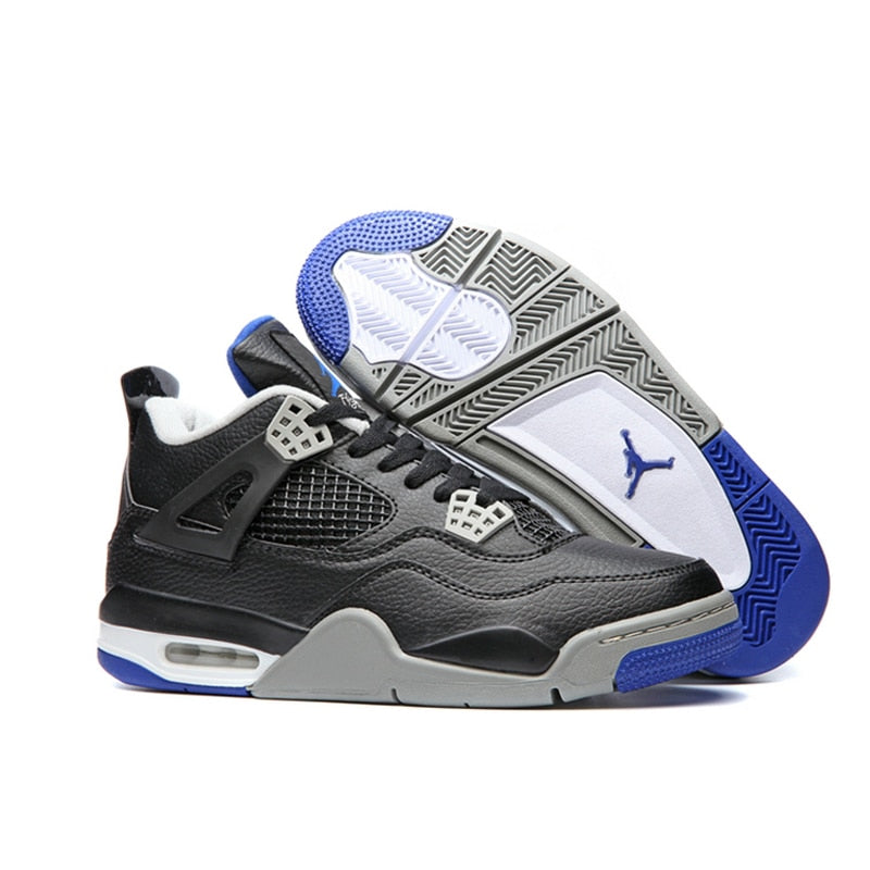 Authentic original Air Jordan 4 Men Women Basketball Shoes Original High Quality Basketball Shoes - Virtual Blue Store