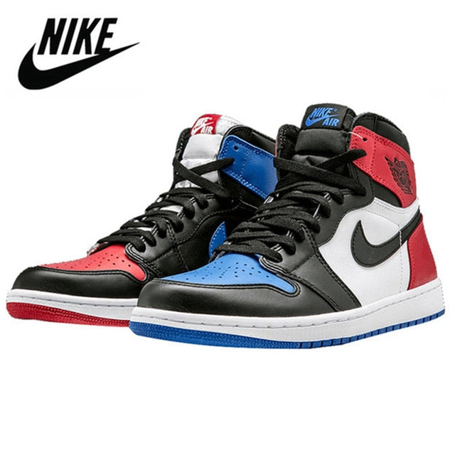 New Air Jordan 1 x OFF-WHITE AJ1 OW Chicago joint black gold fluorescent green white blue toe Hulk sports basketball shoes - Virtual Blue Store