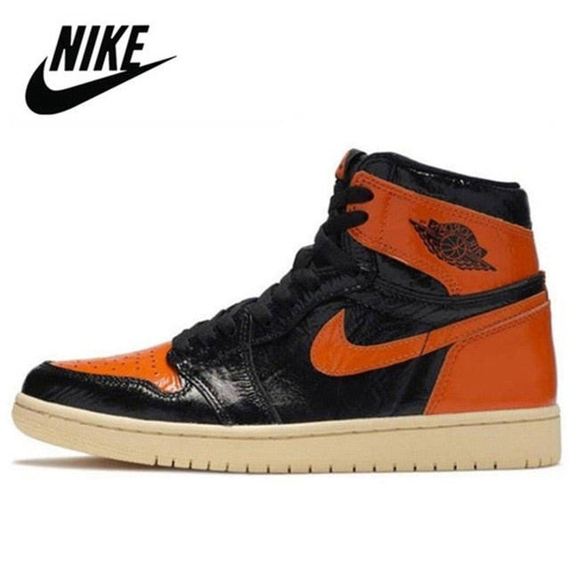 New Air Jordan 1 x OFF-WHITE AJ1 OW Chicago joint black gold fluorescent green white blue toe Hulk sports basketball shoes - Virtual Blue Store