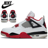 Authentic original Air Jordan Retro 4 Sports Shoes for Men and Women, Basketball Shoes for Men and Women - Virtual Blue Store
