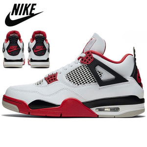 Authentic original Air Jordan Retro 4 Sports Shoes for Men and Women, Basketball Shoes for Men and Women - Virtual Blue Store