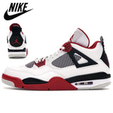 Authentic original Air Jordan Retro 4 Sports Shoes for Men and Women, Basketball Shoes for Men and Women - Virtual Blue Store
