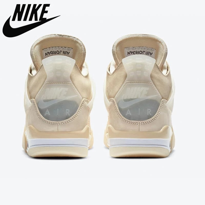 Original NlKE Air Jordan 4 Retro High Quality Jumpman AJ4 Men's Basketball Shoes Comfortable Breathable Women Sneakers - Virtual Blue Store