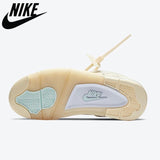 Original NlKE Air Jordan 4 Retro High Quality Jumpman AJ4 Men's Basketball Shoes Comfortable Breathable Women Sneakers - Virtual Blue Store