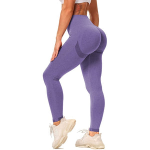 Women Yoga Pants Push Up Workout Leggings for Fitness Sport Legging Gym Activewear High Waist Seamless Tights Running Trousers - Virtual Blue Store