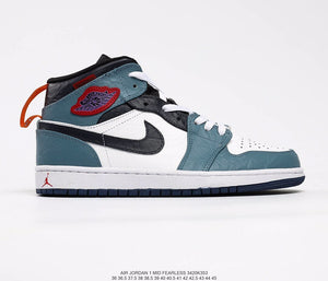 New Arrival Original Air Jordan 1 X Off White AJ1 Basketball Shoes Leisure Shoes Most Popular Classical Shoes Breathable - Virtual Blue Store