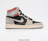 New Arrival Original Air Jordan 1 X Off White AJ1 Basketball Shoes Leisure Shoes Most Popular Classical Shoes Breathable - Virtual Blue Store