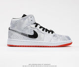 New Arrival Original Air Jordan 1 X Off White AJ1 Basketball Shoes Leisure Shoes Most Popular Classical Shoes Breathable - Virtual Blue Store