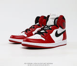 New Arrival Original Air Jordan 1 X Off White AJ1 Basketball Shoes Leisure Shoes Most Popular Classical Shoes Breathable - Virtual Blue Store