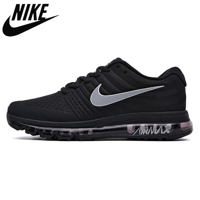 Original Authentic Air Max 2017 Black White Comforbale Breathable Outdoor Sports Sneakers Men Shoes Size 40-45 - Virtual Blue Store