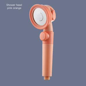 Pressurized Shower Head High Pressure Water Saving Perforated Free Bracket Hose Adjustable Bathroom Accessories Shower Set - Virtual Blue Store
