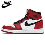 Original New Arrival Air Jordan Retro 1 AJ1 University Dark Mocha Green Women Men Basketball Shoes Sports Sneakers 36-46