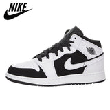 Original New Arrival Air Jordan Retro 1 AJ1 University Dark Mocha Green Women Men Basketball Shoes Sports Sneakers 36-46 - Virtual Blue Store