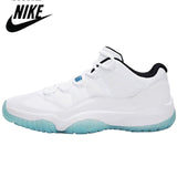 Original Authentic Original Air Jordan 11 Retro Easter Low Platinum Tint Gamma Blue Cap And Gown Men’s Basketball Shoes - Virtual Blue Store
