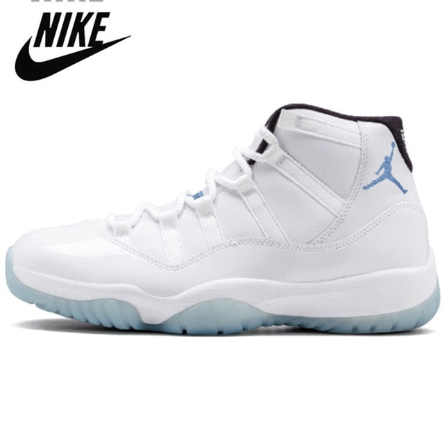 Original Authentic Original Air Jordan 11 Retro Easter Low Platinum Tint Gamma Blue Cap And Gown Men’s Basketball Shoes - Virtual Blue Store