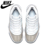 Original Authentic Original Air Jordan Retro 11 Men Basketball Shoes Metallic Silver Comfortable Breathable Sneakers 36-47 - Virtual Blue Store