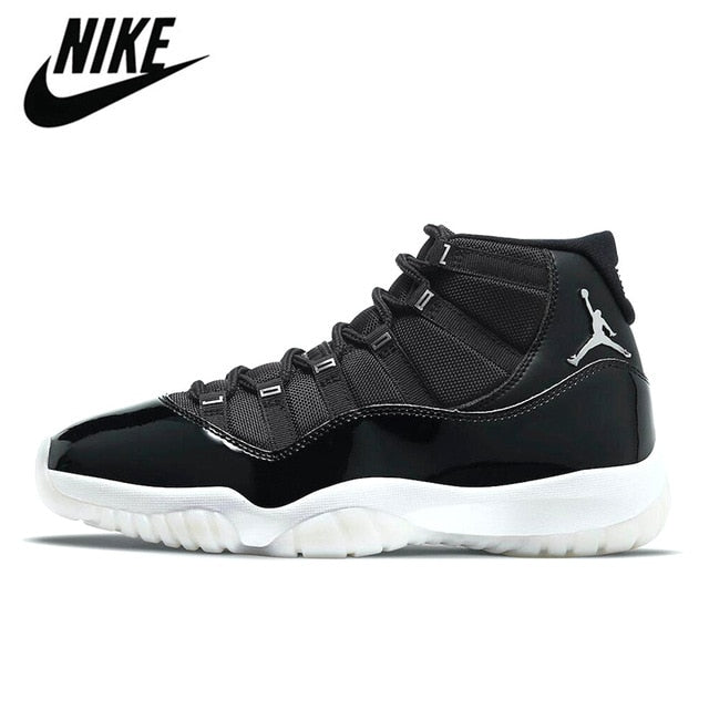 Original Authentic Original Air Jordan Retro 11 Men Basketball Shoes Metallic Silver Comfortable Breathable Sneakers 36-47 - Virtual Blue Store