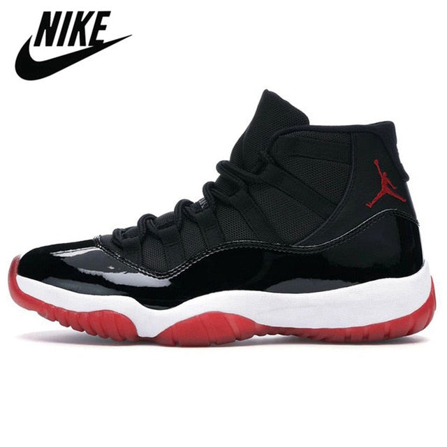 Original Authentic Original Air Jordan Retro 11 Men Basketball Shoes Metallic Silver Comfortable Breathable Sneakers 36-47 - Virtual Blue Store