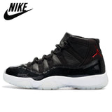 Original Authentic Original Air Jordan Retro 11 Men Basketball Shoes Metallic Silver Comfortable Breathable Sneakers 36-47 - Virtual Blue Store