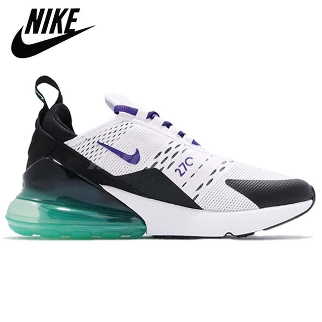 Authentic Air Max 270 Men's Running Shoes Anthracite Core White USA AirMax 27C Fashion Women's Sports Sneakers - Virtual Blue Store