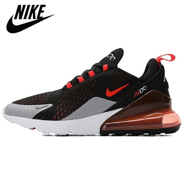Authentic Air Max 270 Men's Running Shoes Anthracite Core White University Blue Outdoor Fashion Women's Sports Sneakers - Virtual Blue Store