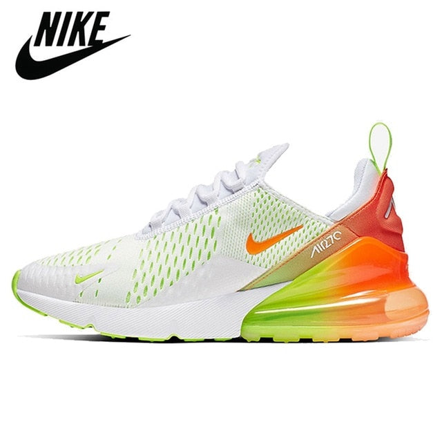 Authentic Air Max 270 Men's Running Shoes Anthracite Core White University Blue Outdoor Fashion Women's Sports Sneakers - Virtual Blue Store