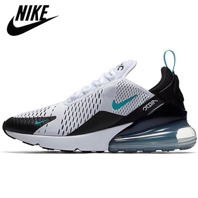 Authentic Air Max 270 Men's Running Shoes Anthracite Core White University Blue Outdoor Fashion Women's Sports Sneakers - Virtual Blue Store