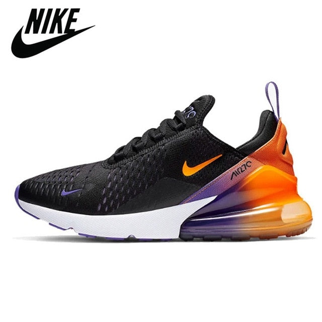 Authentic Air Max 270 Men's Running Shoes Anthracite Core White University Blue Outdoor Fashion Women's Sports Sneakers - Virtual Blue Store