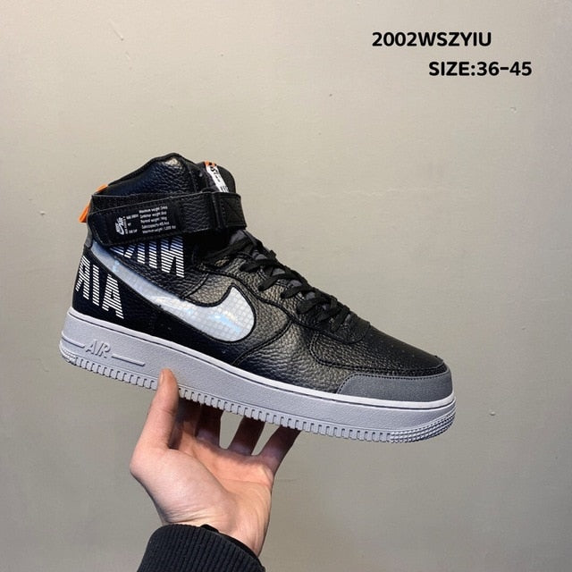 NIKE-Zapatillas Air Force 1 High 07 LV8 WB Hombre Alto Haut Zapatos Deportivos Sneakers Casual Skate Shoes 40 45 CJ9178 300 - Virtual Blue Store