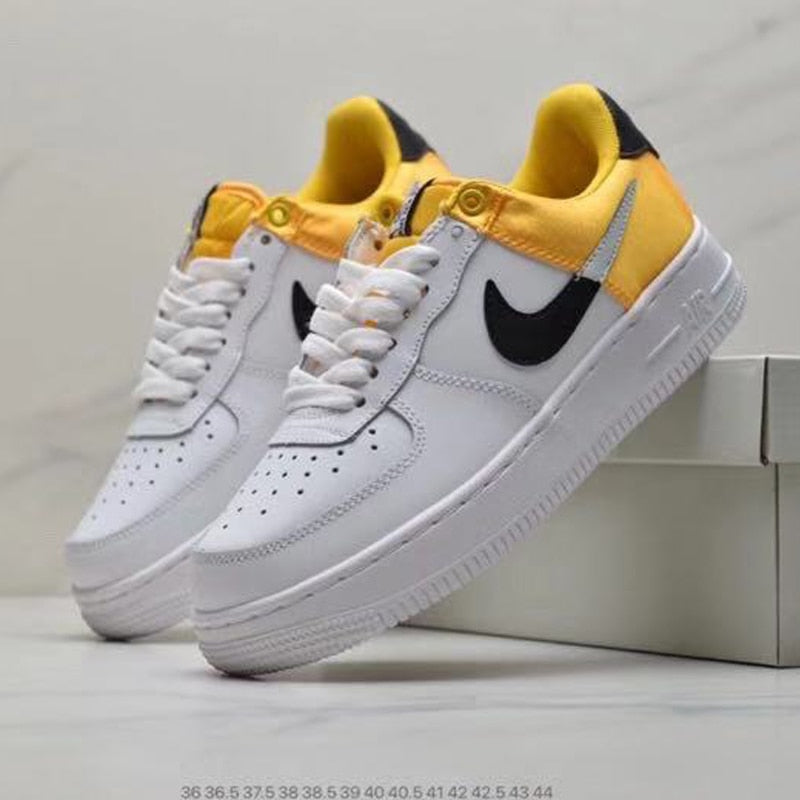 NIKE-Zapatillas Air Force 1 07 LV8 1HO19 Men Women's Sneakers Casual Sports Shoes Outdoor flat Skateboarding Shoes - Virtual Blue Store