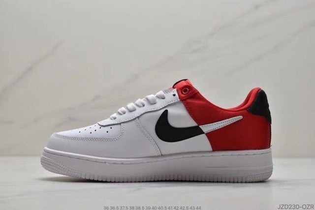 NIKE-Zapatillas Air Force 1 07 LV8 1HO19 Men Women's Sneakers Casual Sports Shoes Outdoor flat Skateboarding Shoes - Virtual Blue Store