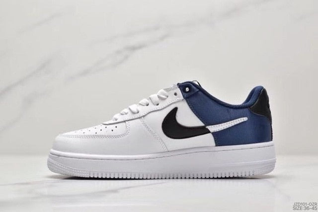 NIKE-Zapatillas Air Force 1 07 LV8 1HO19 Men Women's Sneakers Casual Sports Shoes Outdoor flat Skateboarding Shoes - Virtual Blue Store