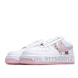 Hot Sale NIKE-Zapatillas Air Force 1 AF1 Low Flowers Sneakers Women Sports Fashion Casual Flat Shoes - Virtual Blue Store