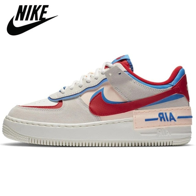 Hot Sale Original Sneakers NIKE-Zapatillas Air Force 1 Shadow Low AF1 Skate Shoes Women's Sports Flat Shoes 36 40 - Virtual Blue Store