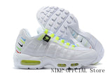 Authentic original AIR MAX 95 TT Men's Running Shoes Air Cushion Breathable Running Shoes black whiteSize 40-46 - Virtual Blue Store