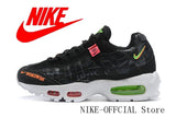 Authentic original AIR MAX 95 TT Men's Running Shoes Air Cushion Breathable Running Shoes black whiteSize 40-46 - Virtual Blue Store