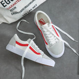 Classic Women old claret skools Vulcanized canvas Shoes unisex low top street wine red skateboarding shoes Men's black sneakers - Virtual Blue Store