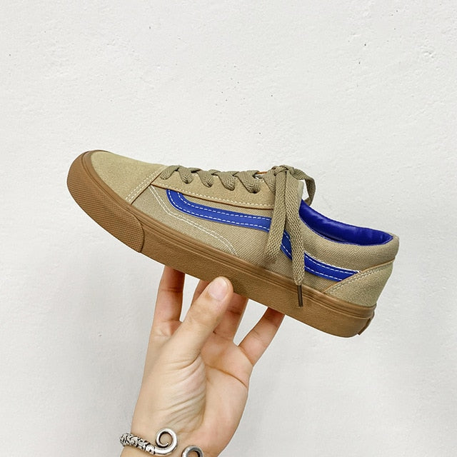 Classic Women old claret skools Vulcanized canvas Shoes unisex low top street wine red skateboarding shoes Men's black sneakers - Virtual Blue Store