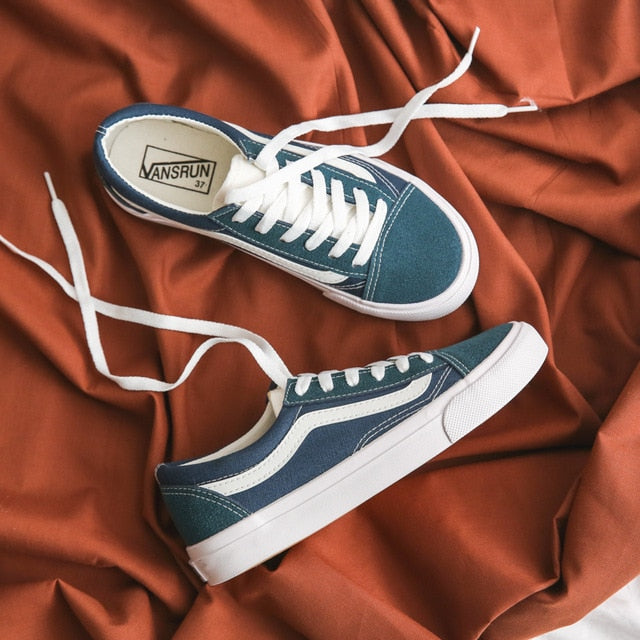 Classic Women old claret skools Vulcanized canvas Shoes unisex low top street wine red skateboarding shoes Men's black sneakers - Virtual Blue Store