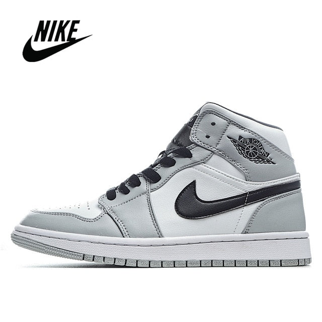 Air jordan 1 retro high og male basketball shoes unisex female breathable air jordan 1 obsidian originial - Virtual Blue Store
